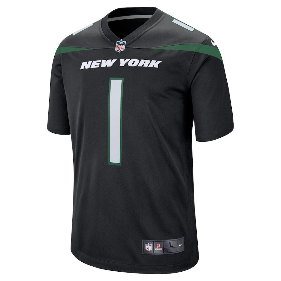 Men's New York Jets Ahmad Sauce Gardner Black Jersey