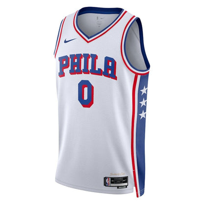 Men's Philadelphia 76ers Tyrese Maxey White Jersey