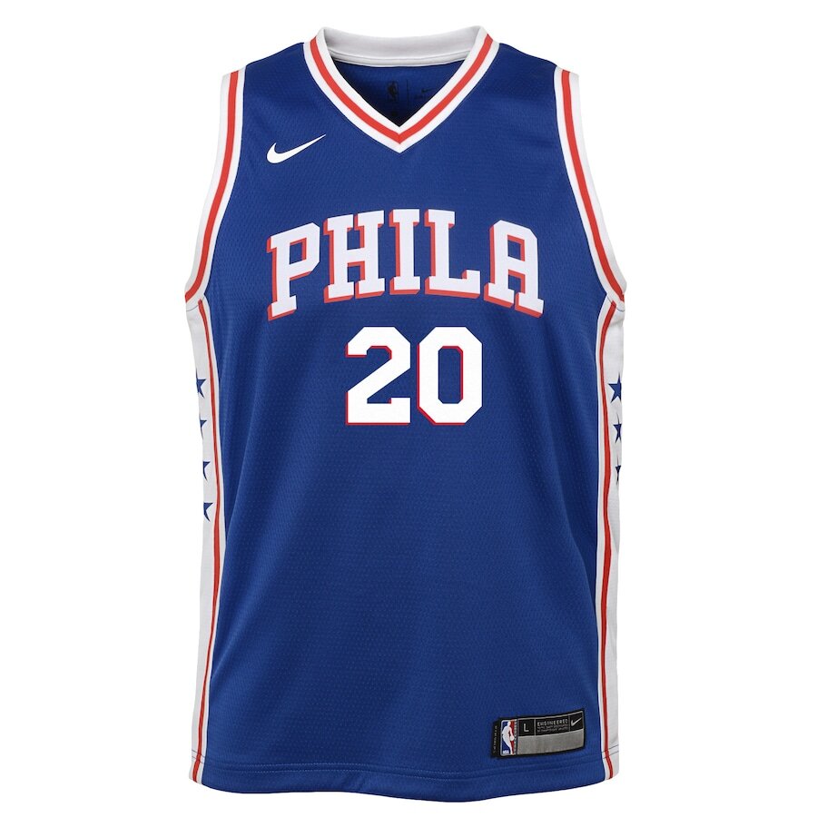 Men's Philadelphia 76ers Markelle Fultz Blue Jersey