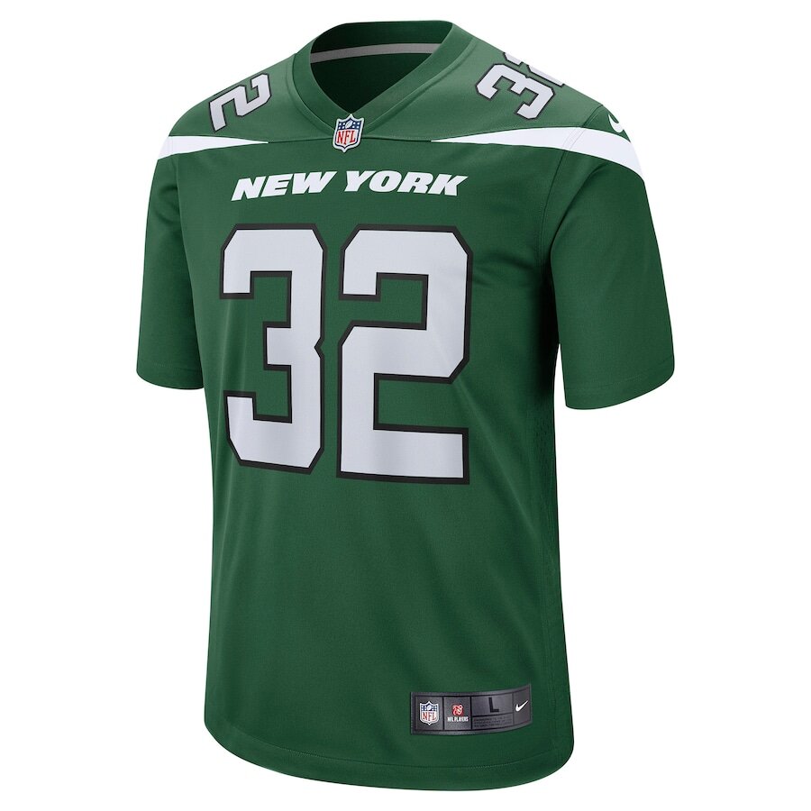 Men's New York Jets Michael Carter Gotham Green Jersey.