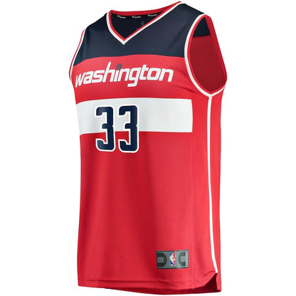 Men's Washington Wizards Kyle Kuzma Red Jersey