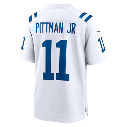 Men's Indianapolis Colts Michael Pittman Jr. White Jersey.