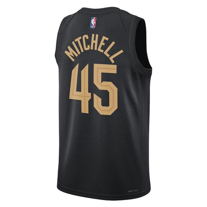 Men's Cleveland Cavaliers Donovan Mitchell Black Jersey