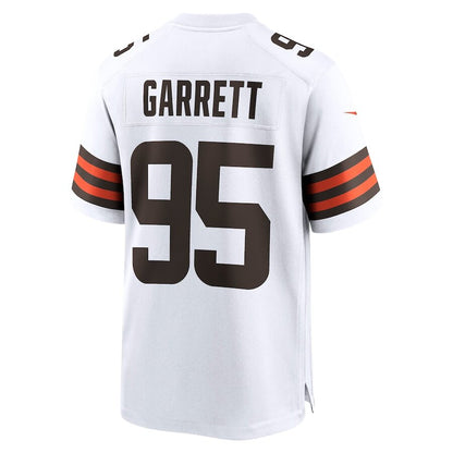 Men's Cleveland Browns Myles Garrett White Jersey