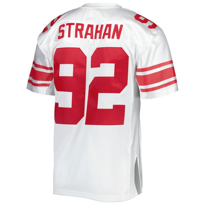 Men's New York Giants Michael Strahan White Jersey