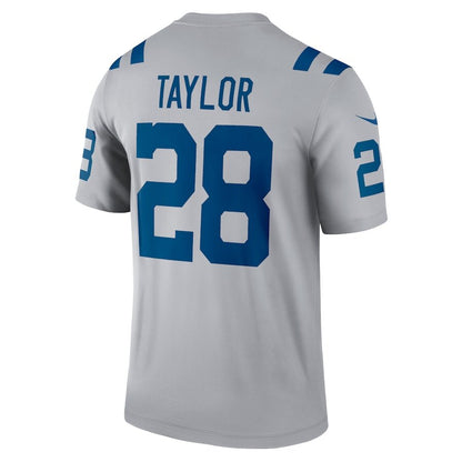 Men's Indianapolis Colts Jonathan Taylor Gray Jersey.