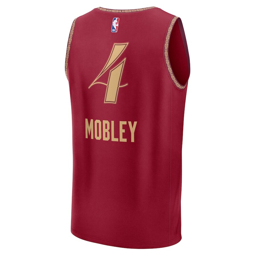 Men's Cleveland Cavaliers Evan Mobley Wine Jersey