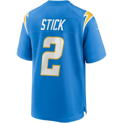 Men's Los Angeles Chargers Easton Stick Powder Blue Jersey