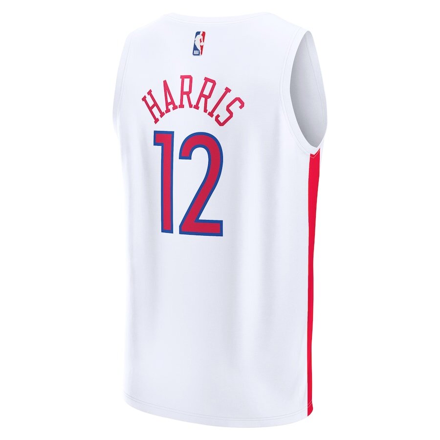 Men's Philadelphia 76ers Tobias Harris White Jersey