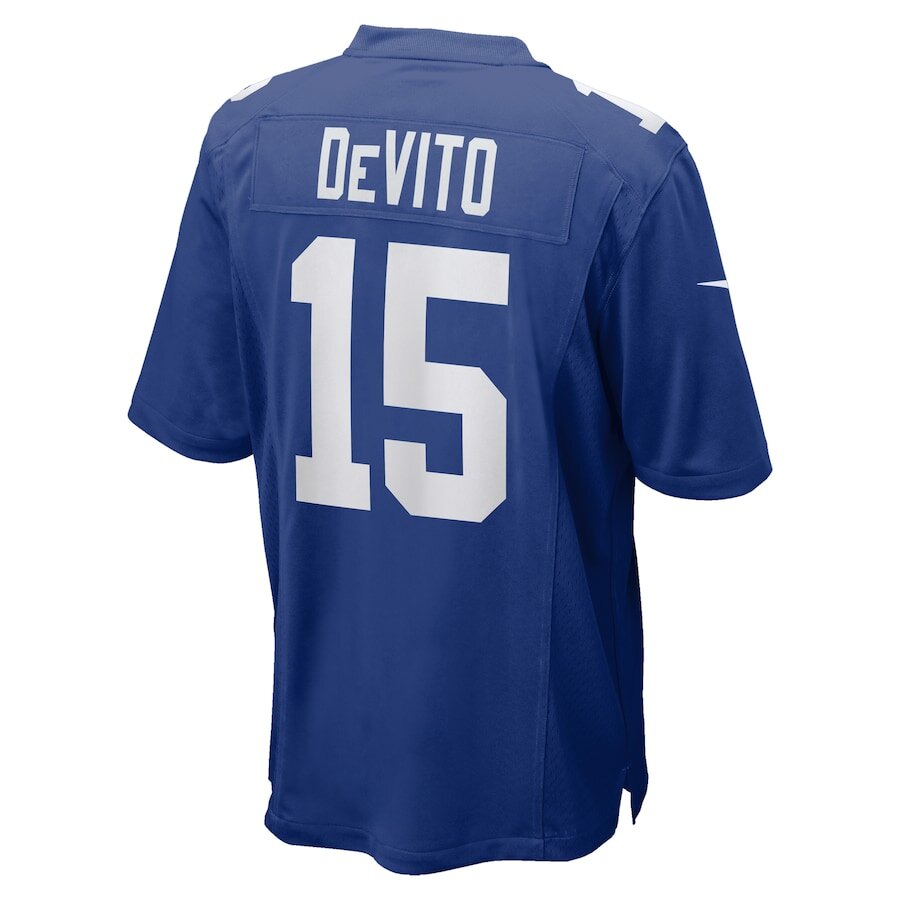 Men's New York Giants Tommy DeVito Royal Jersey