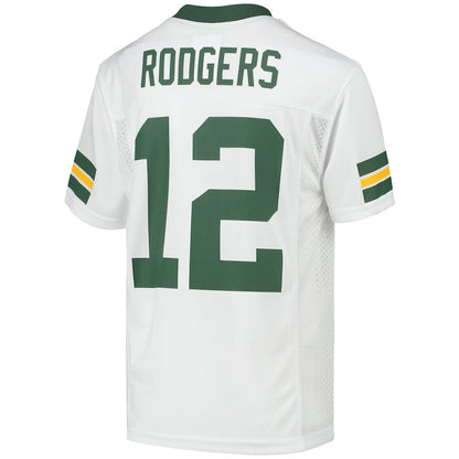 Men's Green Bay Packers Aaron Rodgers White Jersey