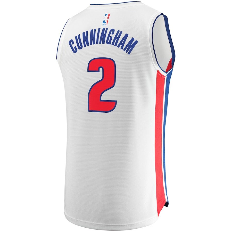 Men's Detroit Pistons Cade Cunningham White Jersey