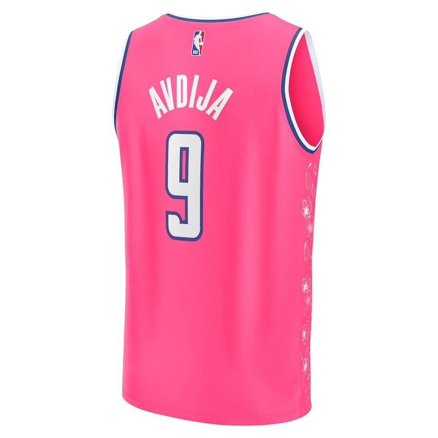 Men's Washington Wizards Deni Avdija Pink Jersey