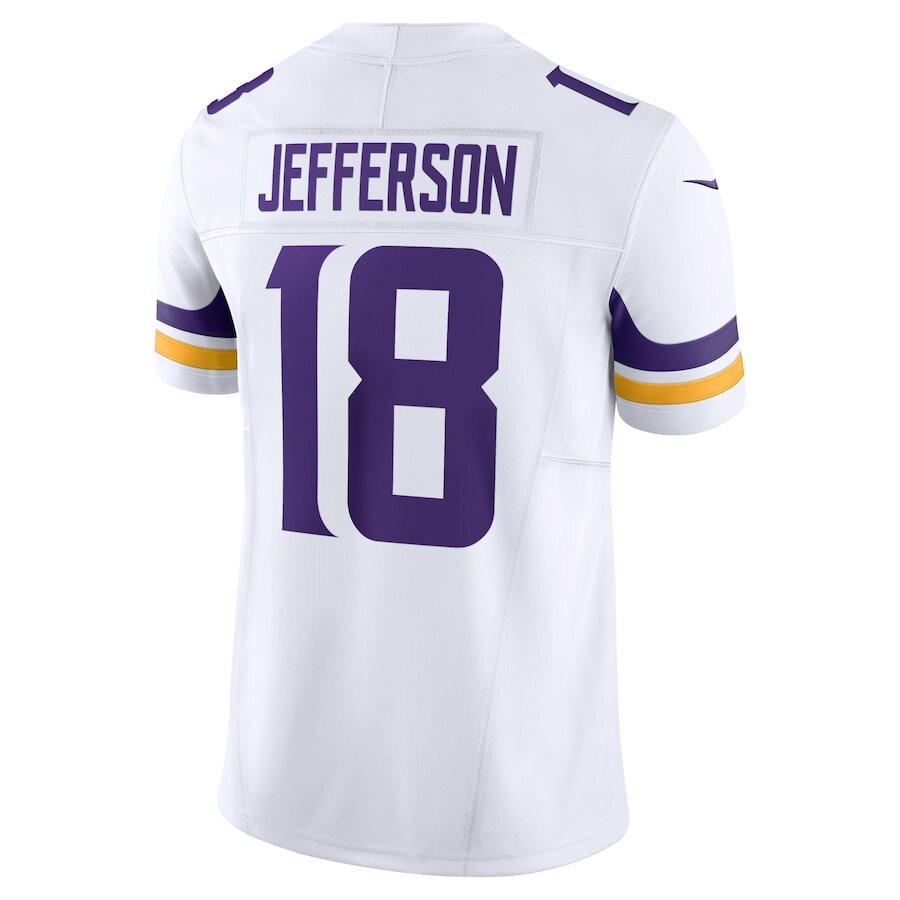 Men’s Minnesota Vikings Justin Jefferson White Jersey