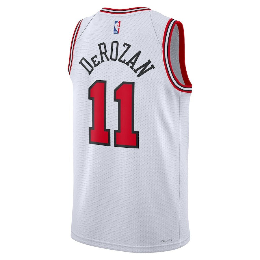 Men's Chicago Bulls DeMar DeRozan White Jersey