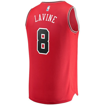 Men's Chicago Bulls Zach LaVine Red Jersey