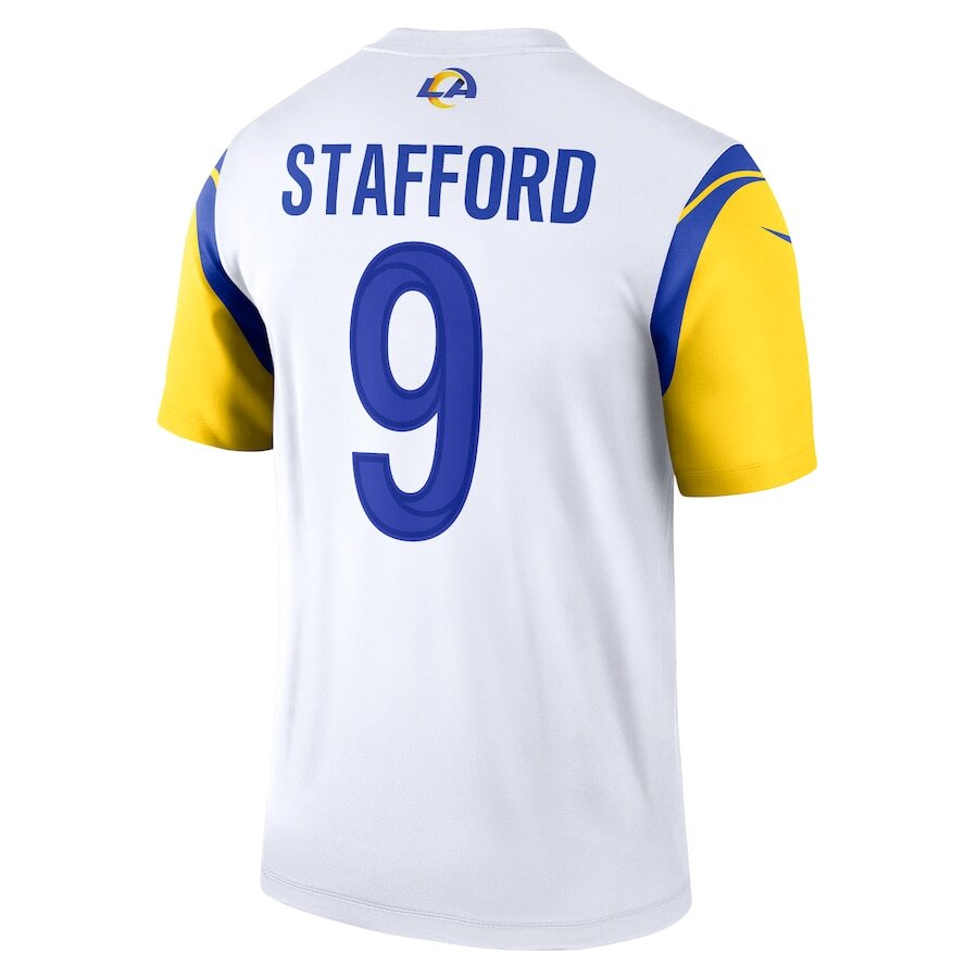 Men's Los Angeles Rams Matthew Stafford White Jersey