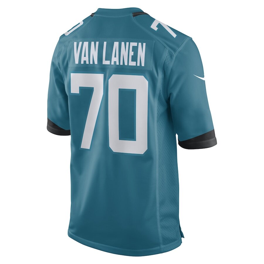 Men's Jacksonville Jaguars Cole Van Lanen Teal Jersey