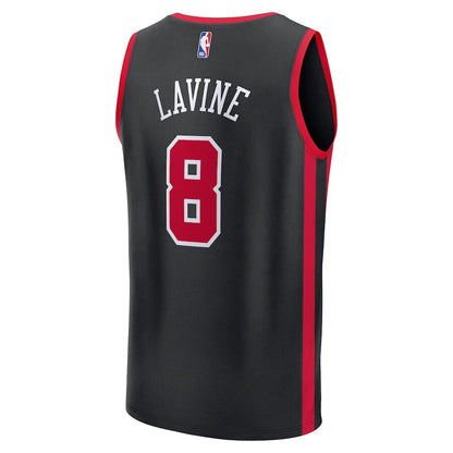 Men's Chicago Bulls Zach LaVine Black Jersey