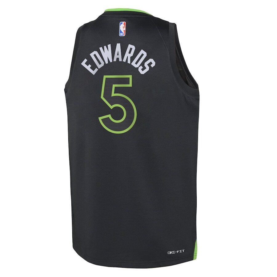 Men's Minnesota Timberwolves Anthony Edwards Black Jersey