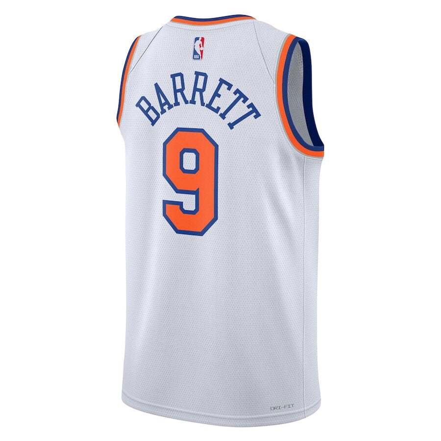 Men's New York Knicks RJ Barrett White Jersey