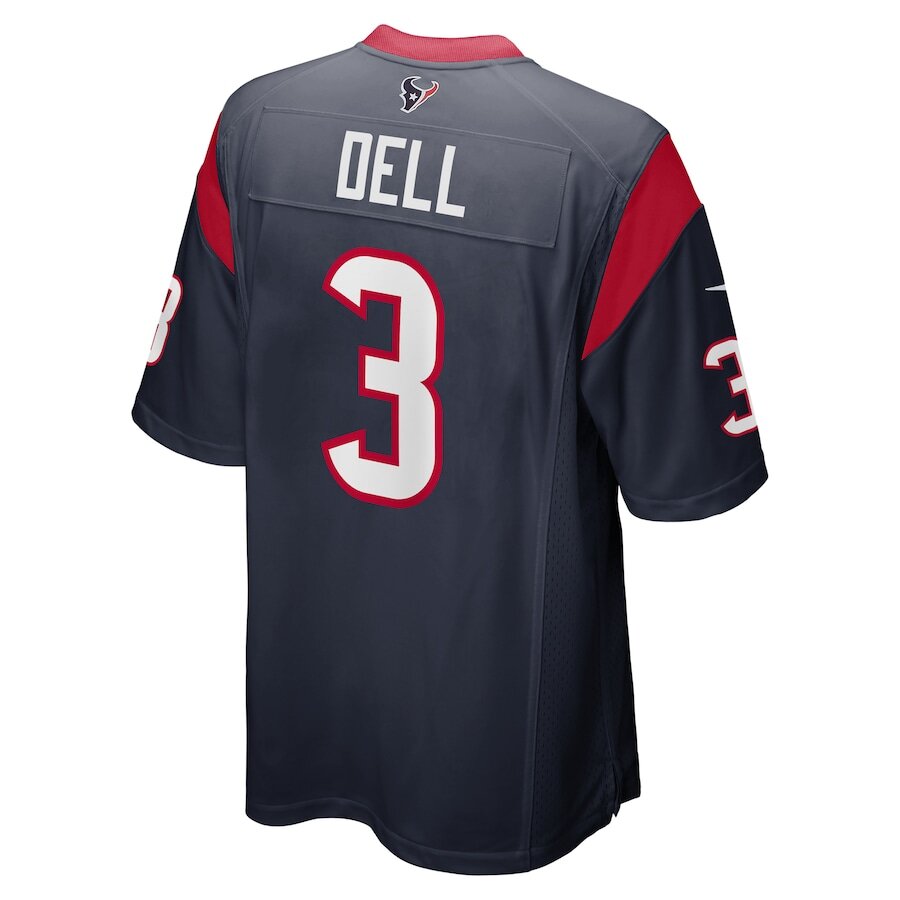 Men's Houston Texans Tank Dell Navy Jersey