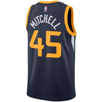 Men's Utah Jazz Donovan Mitchell Navy Jersey