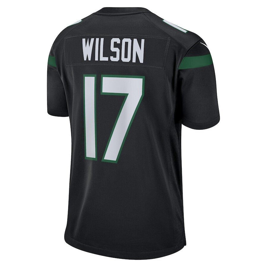 Men's New York Jets Garrett Wilson Black Jersey