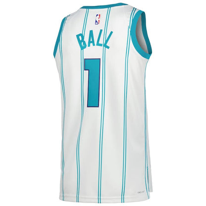 Men's Charlotte Hornets LaMelo Ball White Jersey