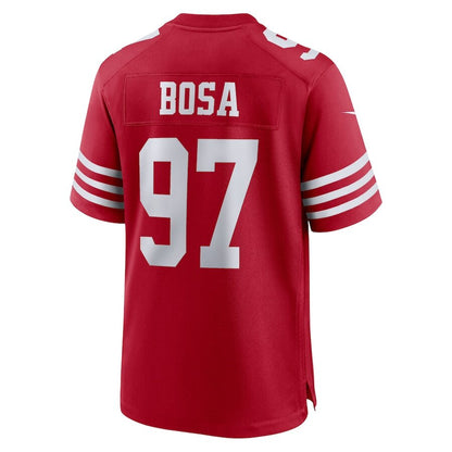 Men's San Francisco 49ers Nick Bosa Scarlet Jersey