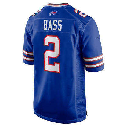 Men's Buffalo Bills Tyler Bass Royal Jersey