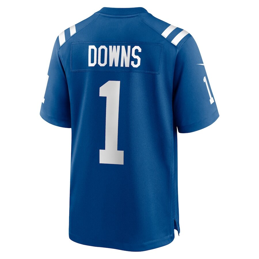 Men's Indianapolis Colts Josh Downs Royal Jersey.