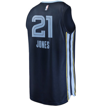 Men's Memphis Grizzlies Tyus Jones Navy Jersey