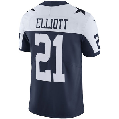 Men's Dallas Cowboys Ezekiel Elliott Navy Alternate Jersey