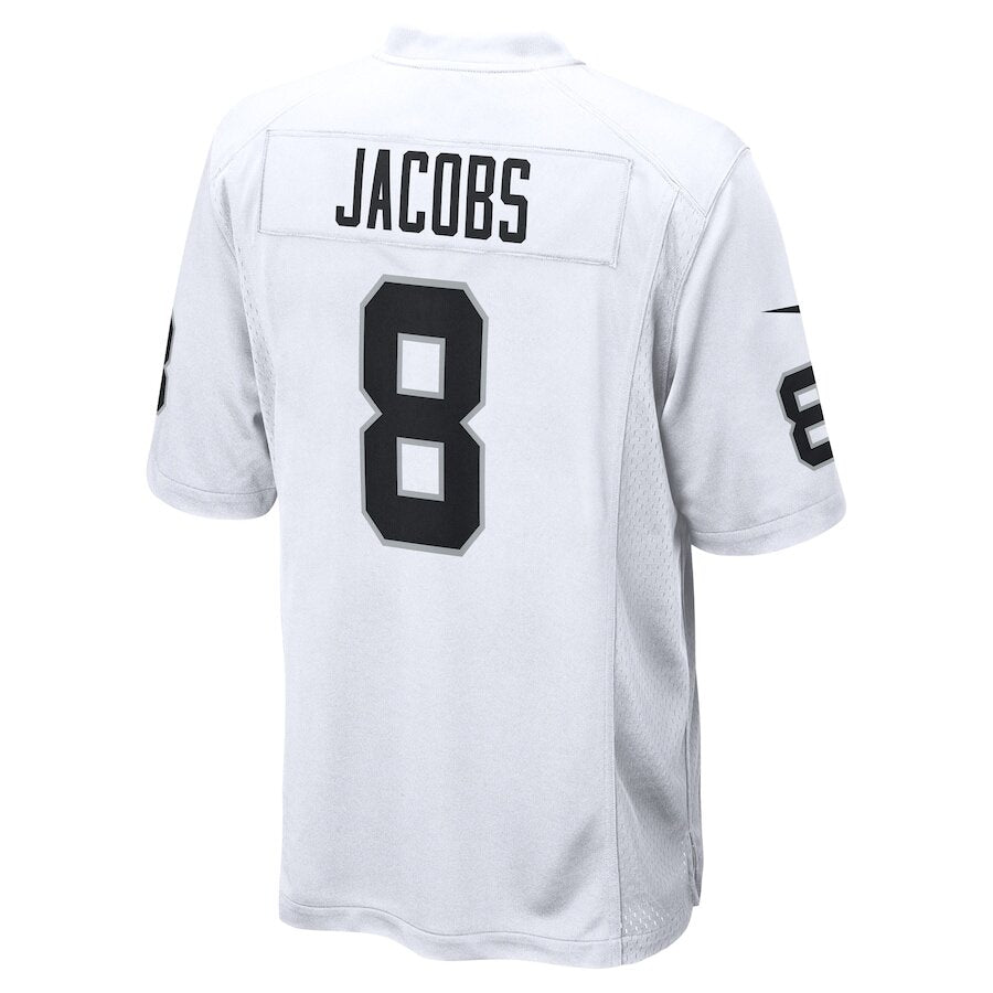 Men's Las Vegas Raiders Josh Jacobs White Jersey