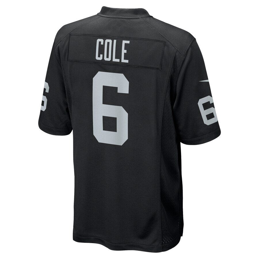 Men's Las Vegas Raiders AJ Cole Black Jersey