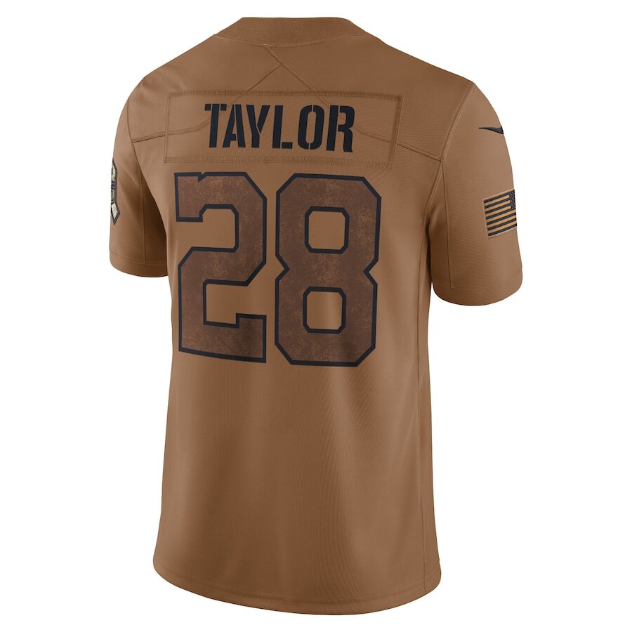 Men's Indianapolis Colts Jonathan Taylor Brown Jersey.