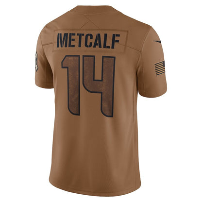 Men's Seattle Seahawks DK Metcalf Brown Jersey