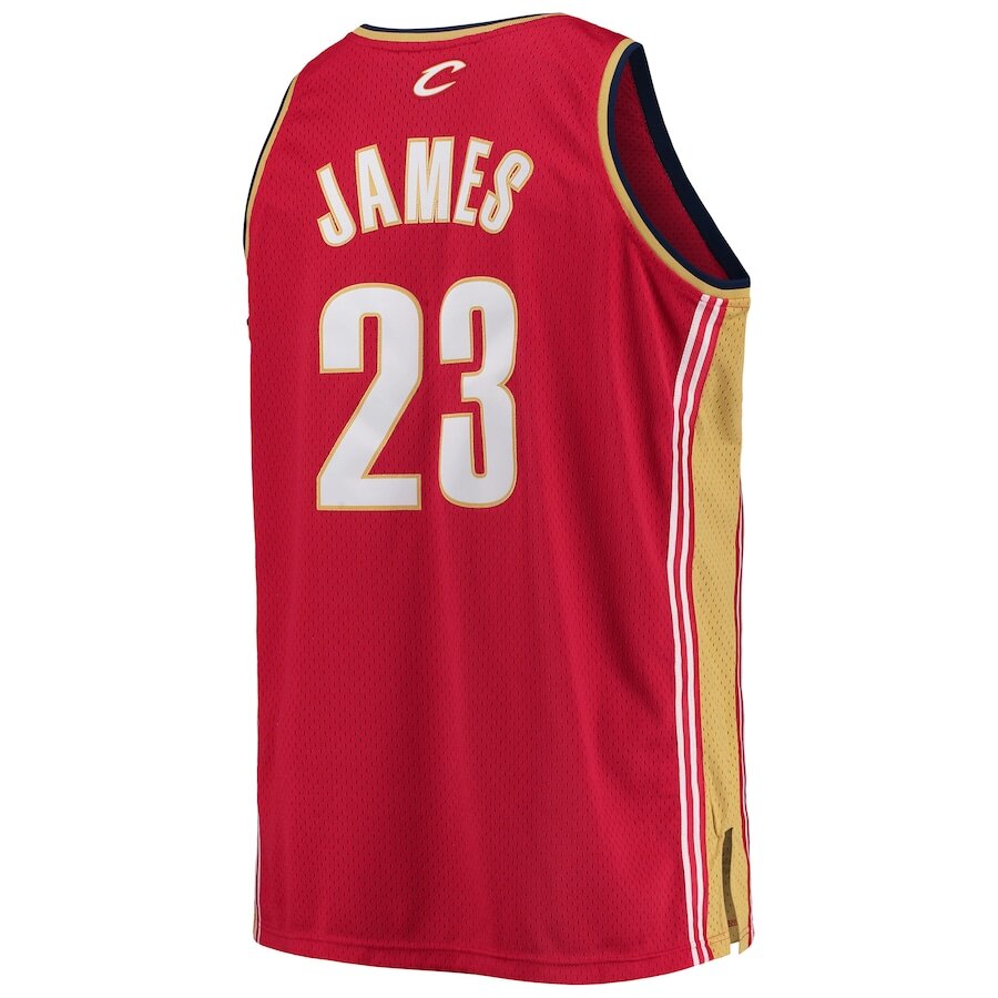 Men's Cleveland Cavaliers LeBron James Red Jersey