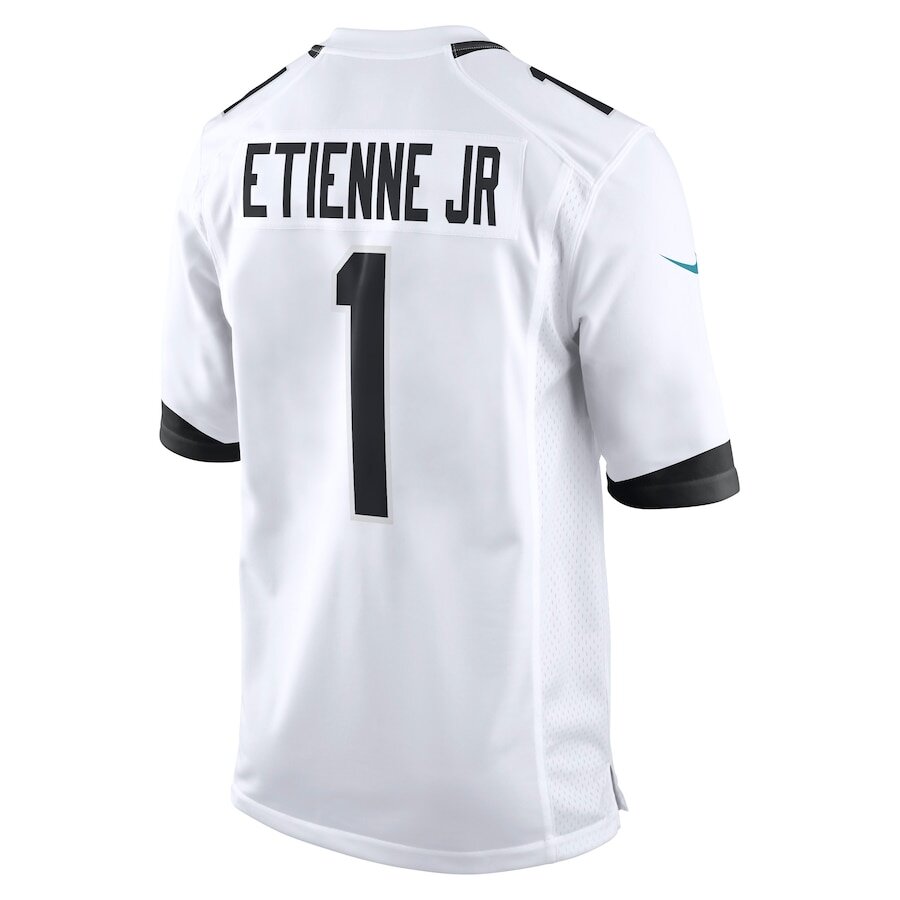 Men's Jacksonville Jaguars Travis Etienne White Jersey