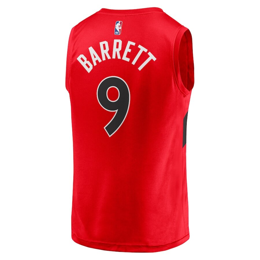 Men's Toronto Raptors RJ Barrett Red Jersey