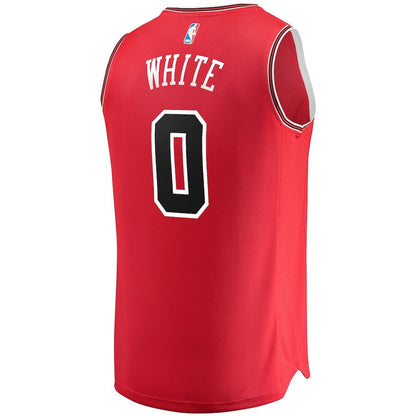 Men's Chicago Bulls Coby White Red Jersey