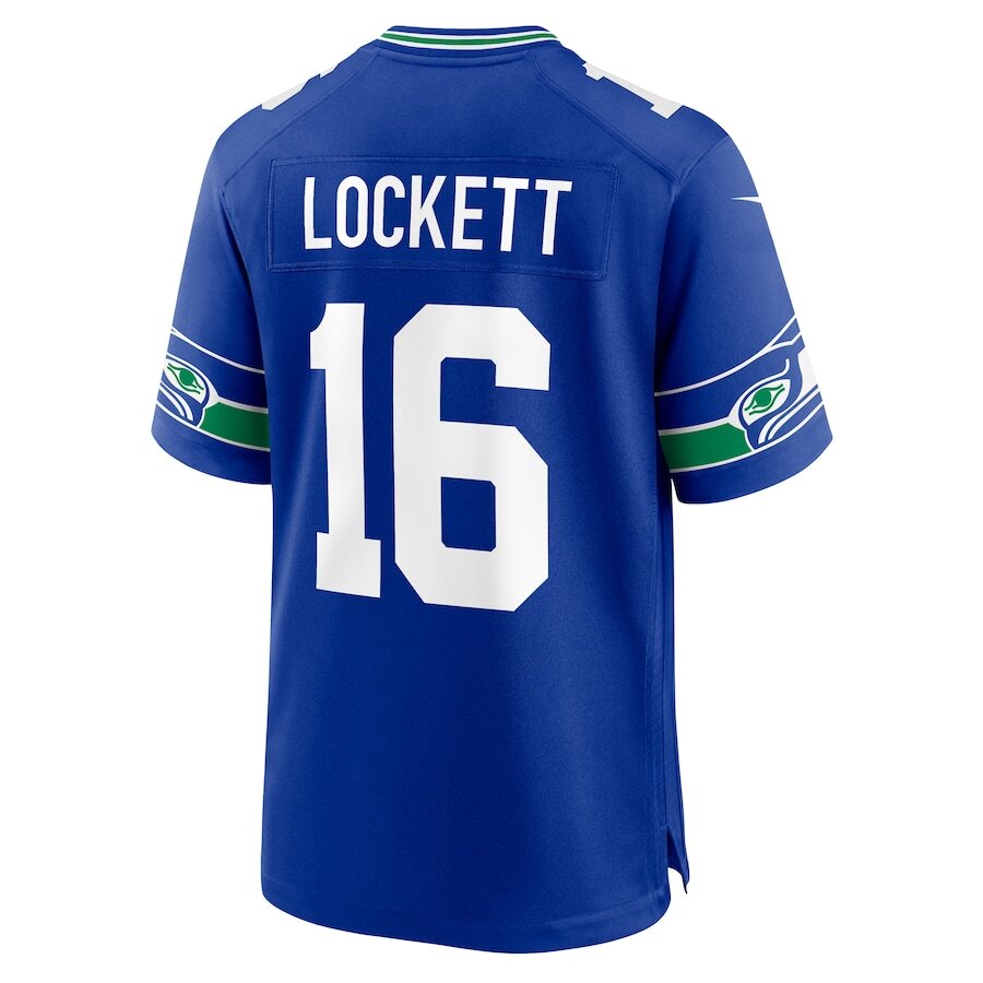 Men's Seattle Seahawks Tyler Lockett Royal Jersey