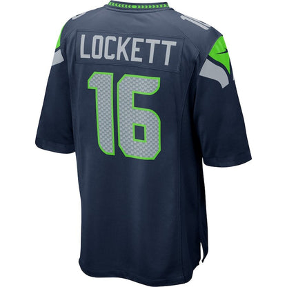 Men's Seattle Seahawks Tyler Lockett Navy Jersey