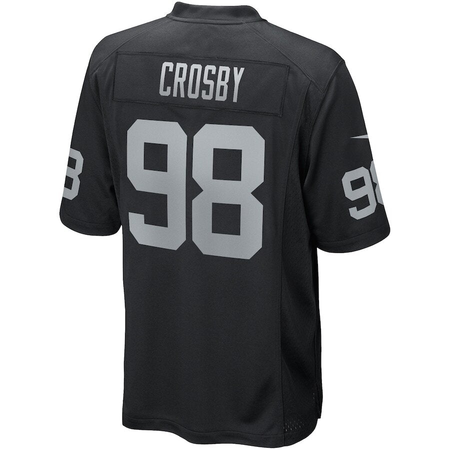 Men's Las Vegas Raiders Maxx Crosby Black Jersey