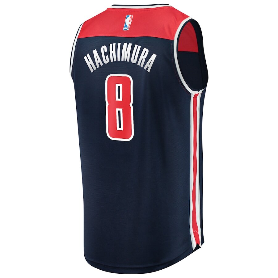 Men's Washington Wizards Rui Hachimura Navy Jersey