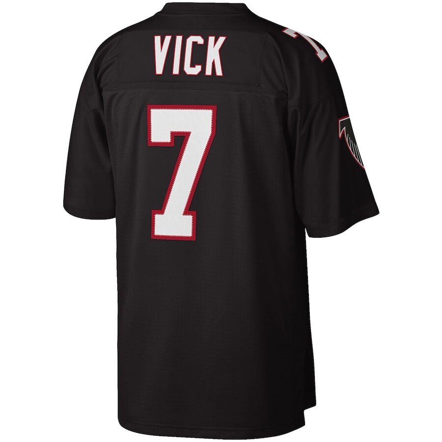 Men's Atlanta Falcons Michael Vick Black Jersey.