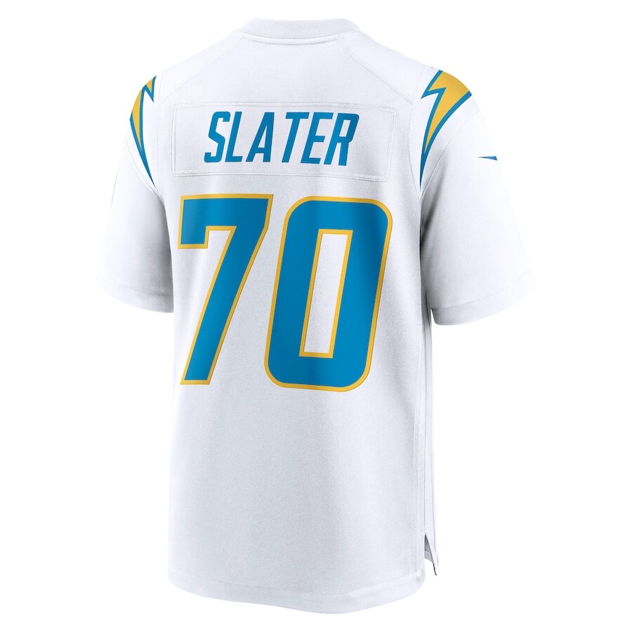 Men's Los Angeles Chargers Rashawn Slater White Jersey