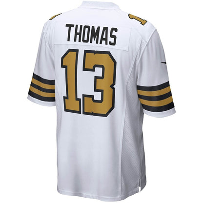 Men's New Orleans Saints Michael Thomas White Jersey.