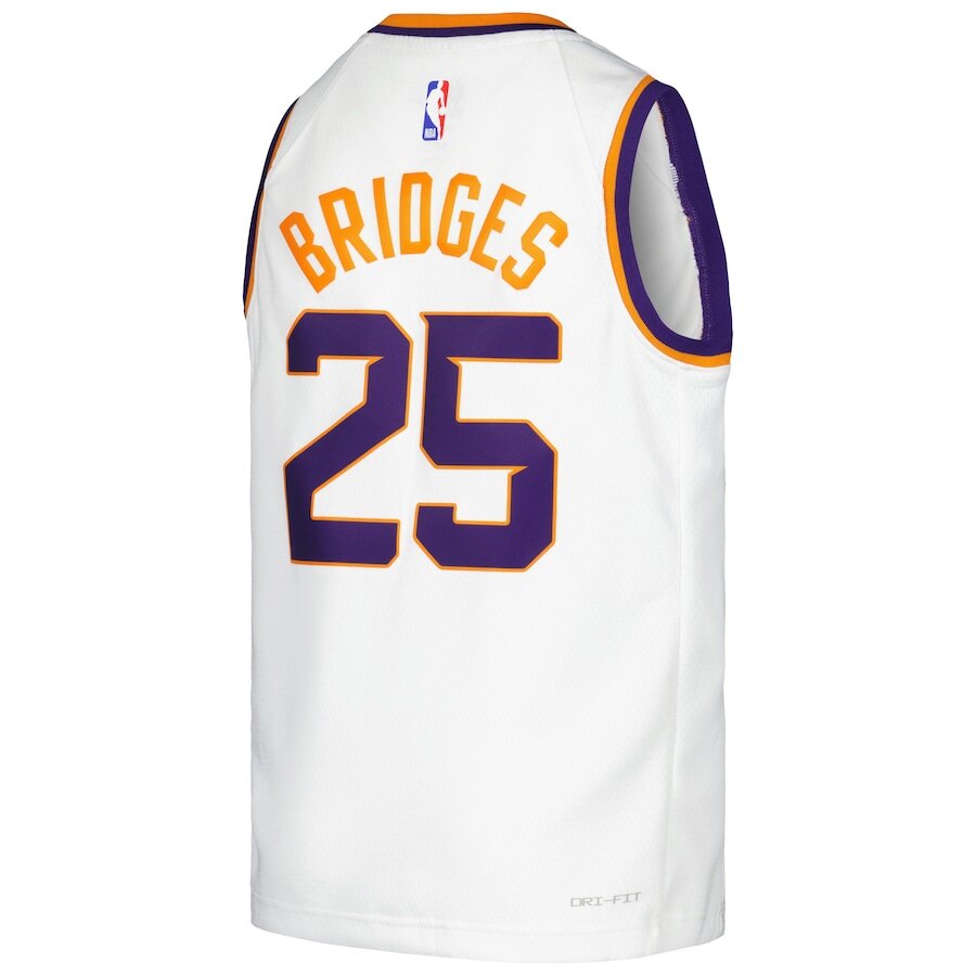 Men's Phoenix Suns Mikal Bridges White Jersey